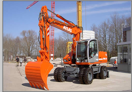 ATLAS Raupenbagger 215LC SR Mobilbagger 190W Prospekte von 2010 9316 